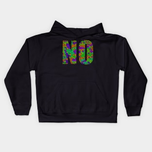 Big NO with a lot of YES. Kids Hoodie